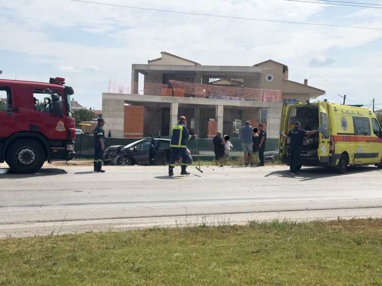 Λάρισα: Tροχαίο στην περιφερειακή των Τρικάλων